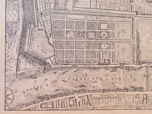 Carte de Paris au XVIIe S. Gomboust 1652 Almanach de la Reine d'Angleterre 1921  - Picture 3 of 10