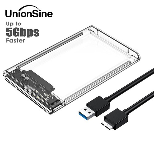 USB 3.0/Type C Festplattengehäuse 2.5" 3.5" SATA SSD HDD Gehäuse Adapter, 6/18TB - Bild 16 von 39