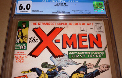 X-Men #1 1963 CGC 6.0 Marvel Origin 1st appearance Cyclops