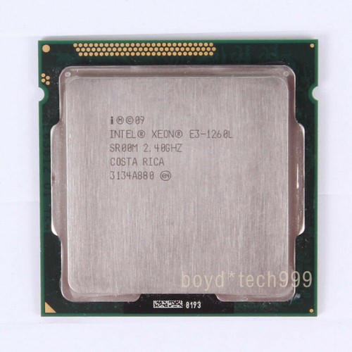 Good working Intel Xeon E3-1260L 5 GT/s 2.4 GHz LGA1155 CPU Processor SR00M