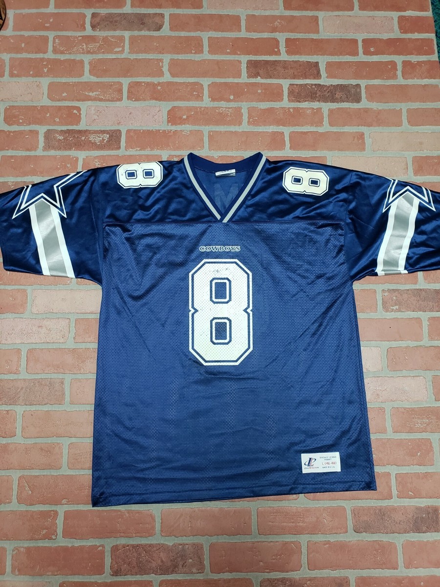 Troy Aikman #8 Dallas Cowboys NFL Jersey USA Logo Athletic