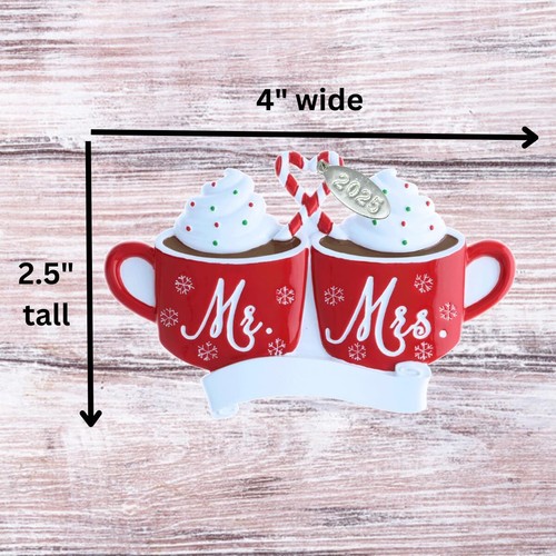 Our First Christmas Ornament, Wedding Gifts for Couples 2025, Just Married with - Picture 7 of 8