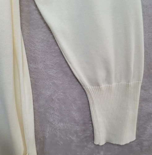Soft Surroundings Cardigan Duster Womens Sz Plus 3X Ivory Pockets Long Sleeve - 第 8/17 張圖片