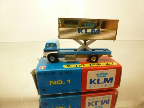 BANDAI 1 AIRPORT SERIES KLM FLIGHT KITCHEN LOADER - 1:158 - GOOD IN BOX - Imagen 7 de 7