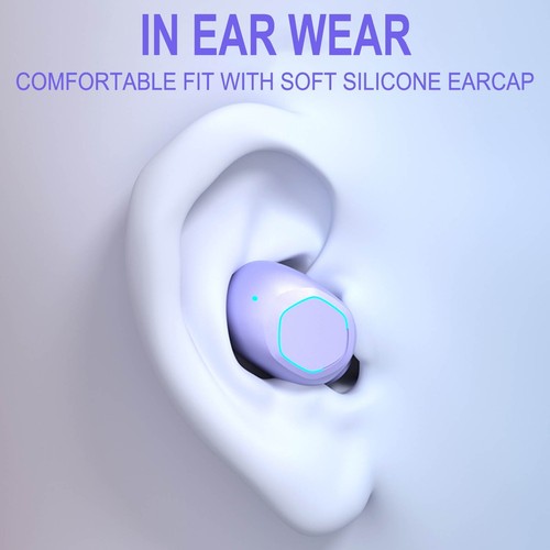 In-Ear Bluetooth Headphones Wireless Earbuds Deep Bass Noise Cancelling Sports - Picture 23 of 32