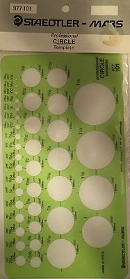Staedtler Mars Four Way Elipse Template #977 108