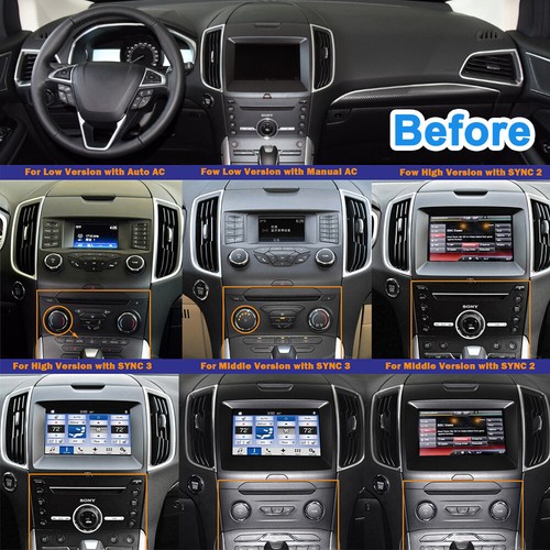 13.6"Car Video Player for Ford Edge 2015-2019 Wireless Carplay BT Stereo Radio - Picture 22 of 22