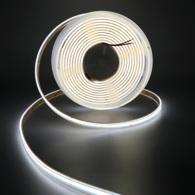 16.4ft COB LED Neon Strip Lights Waterproof IP68 Flex Led Tape Liner Light 6000K