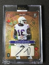 2023 WILD CARD STACKED DECK 5 CARD DRAW RC AUTO JUSTIN SHORTER SP 4/5