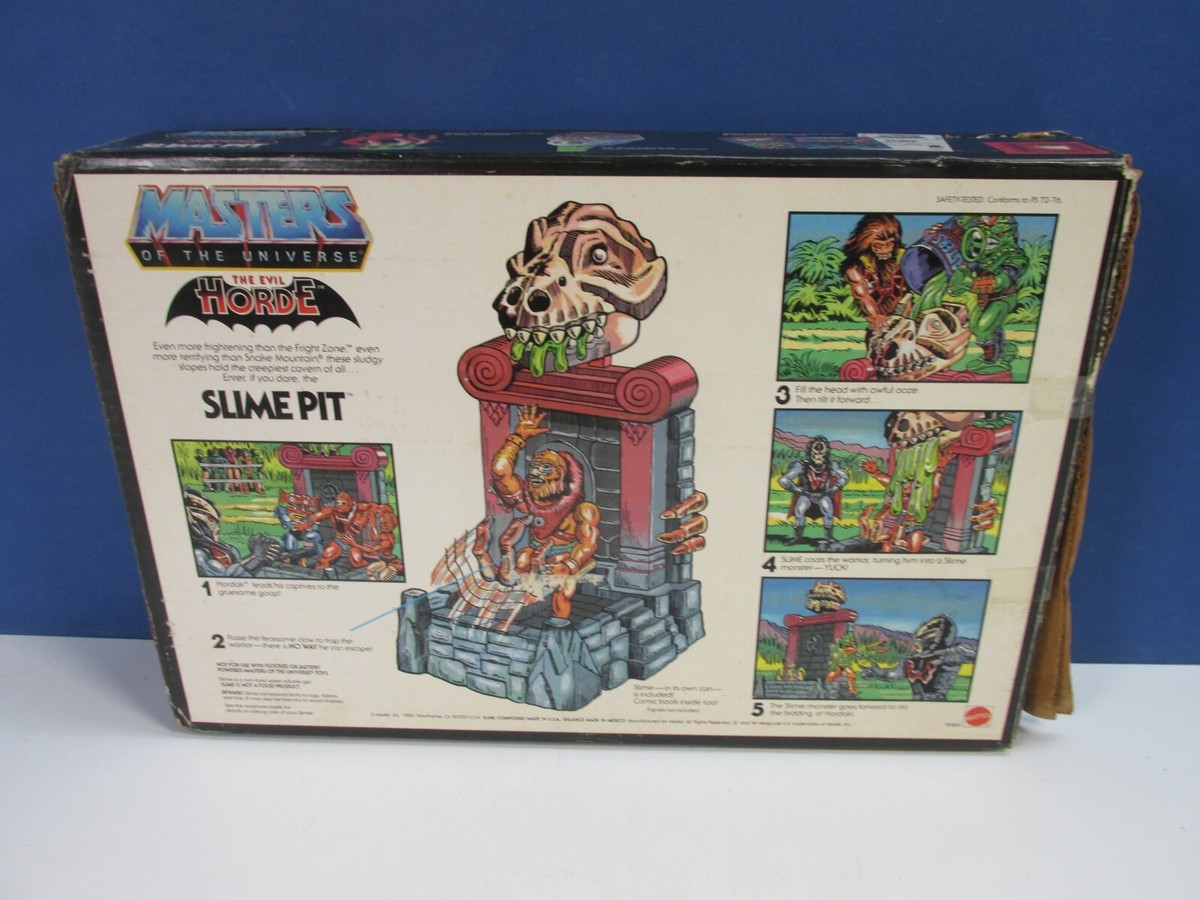 vintage HE MAN SLIME PIT PLAYSET MOTU masters of the vintage HE MAN SLIME PIT PLAYSET MOTU masters of the