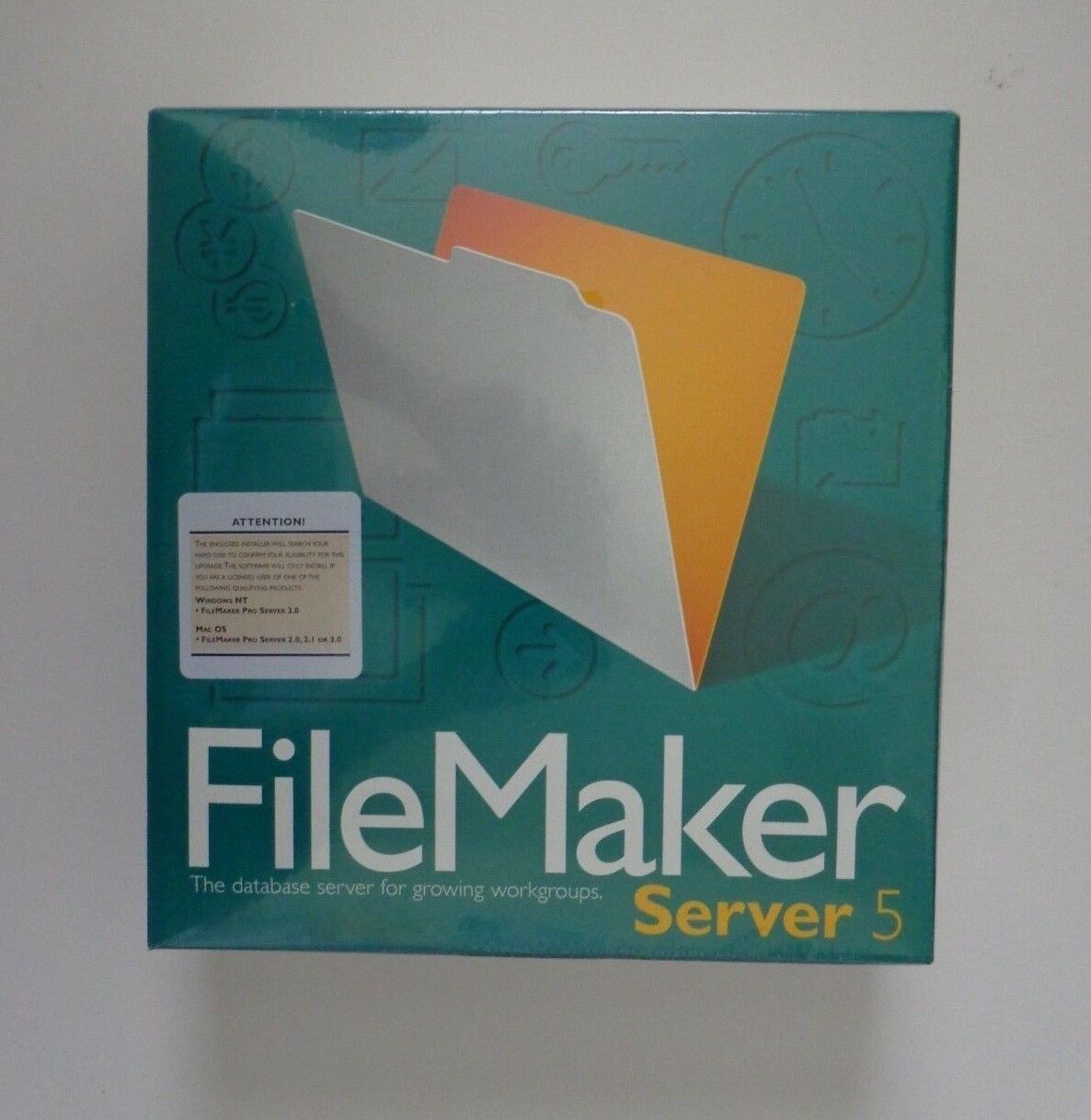FileMaker Server 5.0 Upgrade  (Factory Sealed Retail Box)