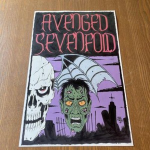 【ALAN FORBAS】Avenged Sevenfold ポスター Avenged Sevenfold announce DBC exclusive show : r