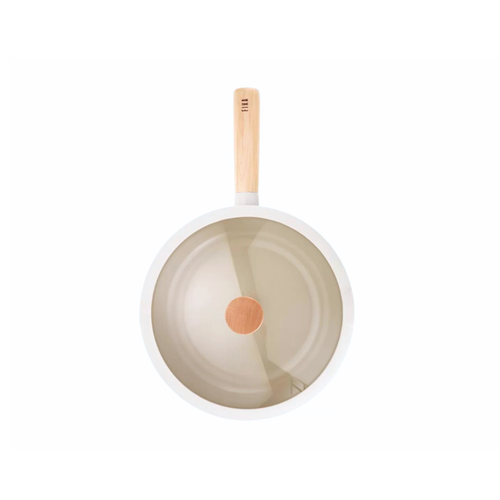 NEOFLAM FIKA 9.5" Chef Frying Pan with Glass Lid, Nonstick Ceramic Coating - Picture 1 of 11