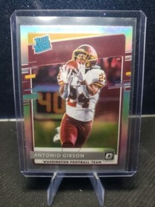 2020 Panini Donruss Optic Antonio Gibson Silver Holo Prizm Rated Rookie #185