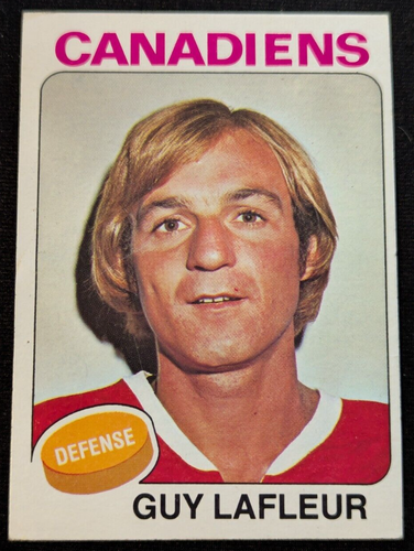 GUY LAFLEUR 1975-76 Topps Hockey #126 MONTREAL CANADIENS STANLEY CUP DYNASTY - Picture 7 of 15
