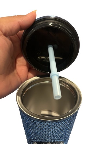 Starbucks Philippines 2023 Aquamarine Blue Strass 16oz ~ Neu in OVP ~ US-VERKÄUFER - Bild 10 von 11