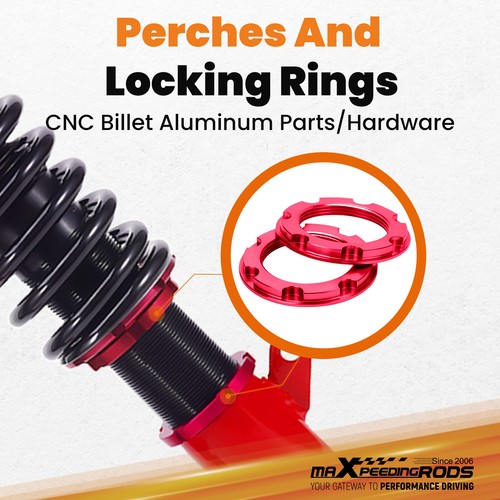 24 niveles de amortiguación suspensión roscada para MINI Cooper R50, R53 One D Cooper Cabrio - Imagen 11 de 12