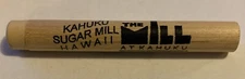 VINTAGE HAWAII KAHUKU SUGAR MILL COMPANY  ADVERTISING WOOD TOOTHPICK HOLDER