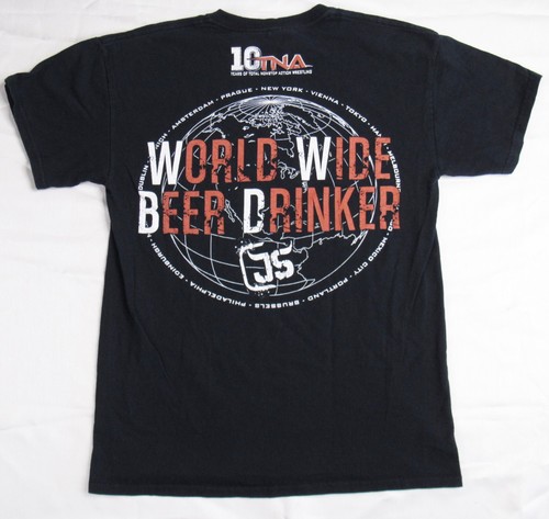 James Storm TNA 10 Years Of Action Wresting Unisex Med Short Sleeve T-Shirt - Picture 4 of 6