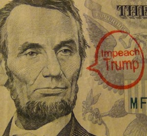 impeach trump imprinted us dollar bill buy it or make your own