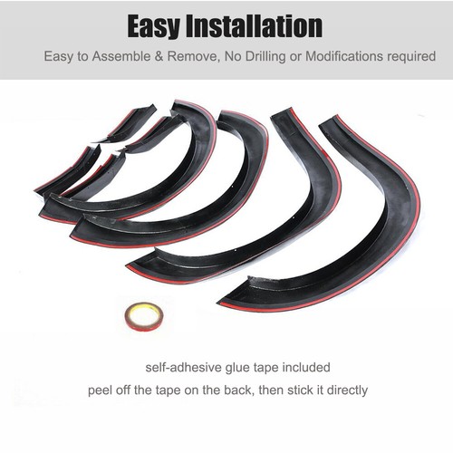 Kits de arco de rueda de guardabarros ancho de carbono real para Dodge Challenger 2010-2019 - Imagen 9 de 12