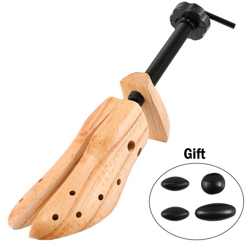 Wooden Shoe Tree Adjustable Shoe Stretcher Expander Unisex Length Width Extender - Picture 31 of 69