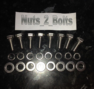 Ford Consul Classic stainless steel exhaust manifold studs nuts washers Qty8 MS3