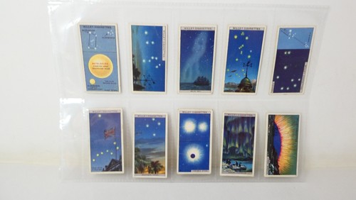 Wills Romance Heavens Complete Set 50 Astronomy Solar Lunar 1930s Cards - Picture 5 of 9