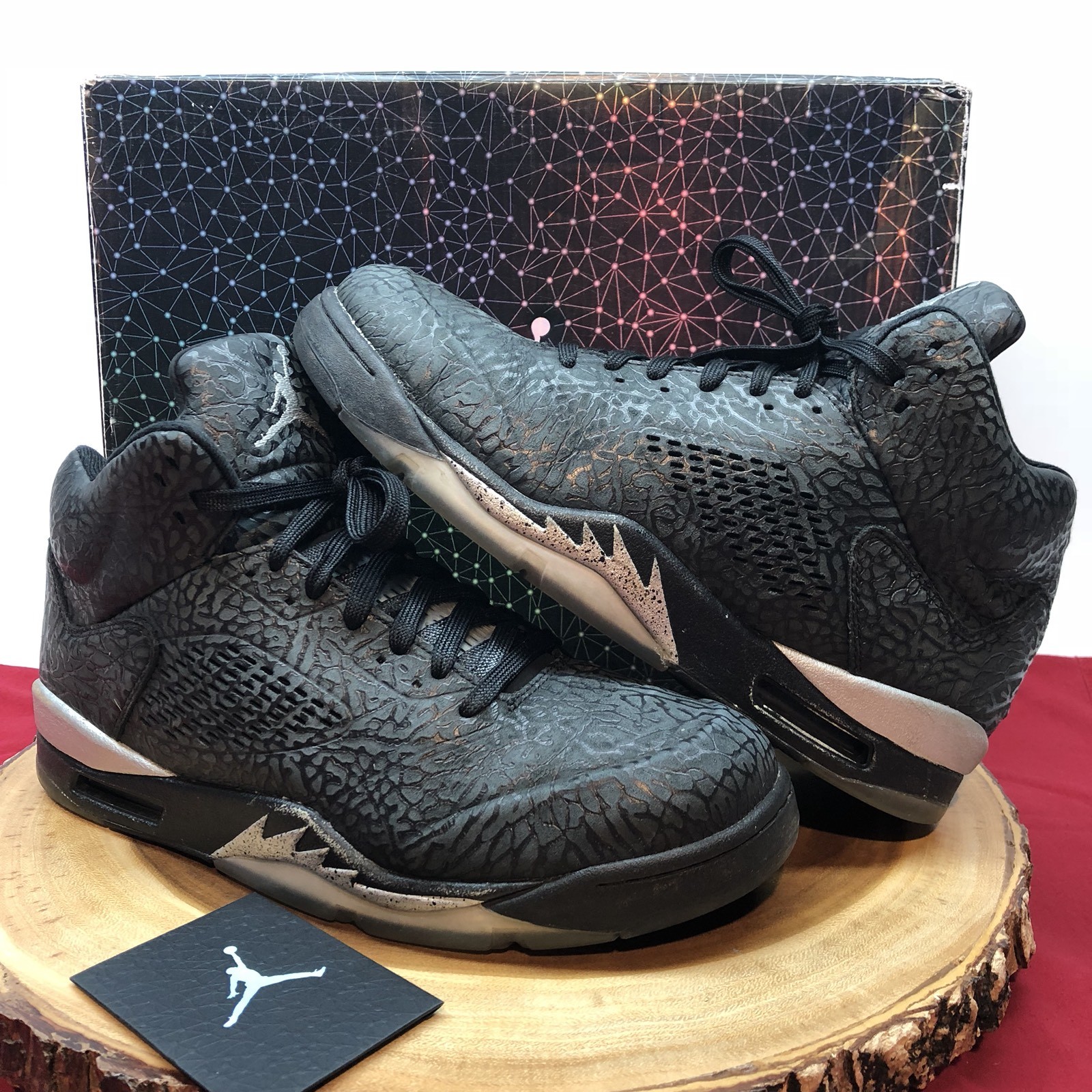 Nike Air Jordan 3LAB5 Black Cement Metallic Size 10.5 599581 003 XI XII IV VI Nike Air Jordan 3LAB5 Black Cement Metallic Size 10.5 599581 003 XI XII IV VI