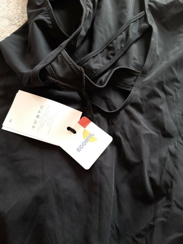 Davy J B Black Swinsuit. Size 14. BMWT  Cross back. Hygiene strip. - Picture 4 of 5