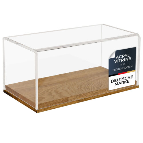 HMF Acrylic Display Case Showcase for Model Cars with Wooden Base Scale 1:18 - 1:43 - Picture 11 of 22