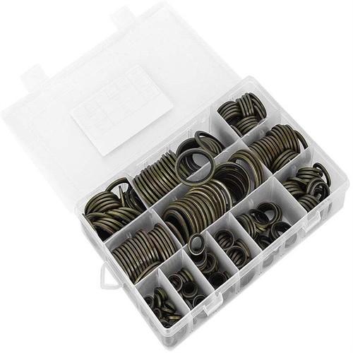 240PCS M6-M30 Galvanized Washer Gasket Set Flat Ring Seal Assortment Kit - Picture 6 of 12