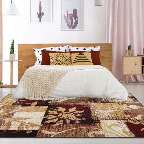Pastiche Contemporary Floral Patchwork Indoor Large Area Rugs Or Runner Rug - Picture 14 of 54