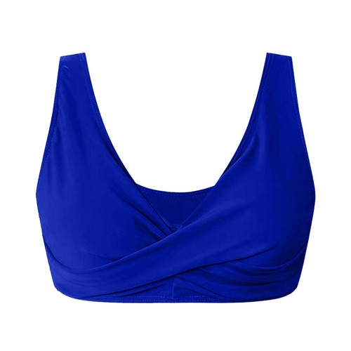 Hottest Women's Front Bikini Top V Neck Push Up Padded Swimsuit Top Swimsuit - Picture 21 of 34
