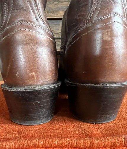 Lucchese Cowboy Boots 8.5A Women's Leather Handmade - Picture 3 of 8