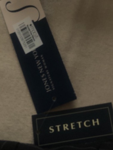 Jones new york signature pants women 16W plus straight stripe black & white NWT - Picture 10 of 14