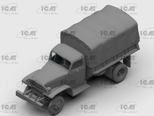 ICM 35597 Plastik Modellbausatz Maßstab 1:35 G7117, US Military Truck - Bausätze Models - Bild 21 von 24