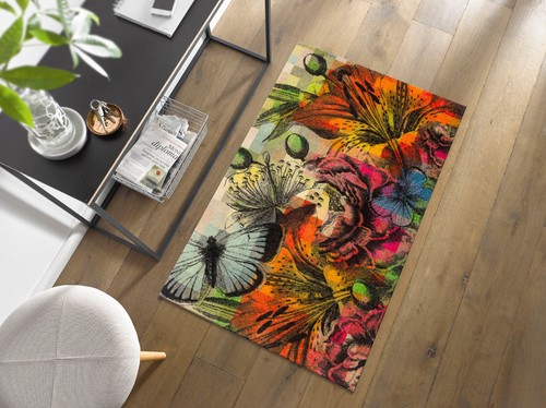 Ab Lager wash+dry Teppich  Magic Garden ca.70x120cm Kleen Tex randlos pabuku - Bild 1 von 2