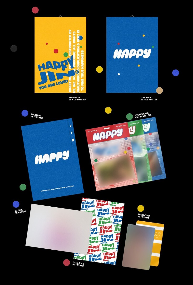BTS JIN Happy Ever After 6枚セット BTS JIN Happy Ever After 6枚セット Happy | Jin | BIGHIT MUSIC