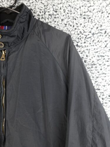 Weatherproof Vintage Black Bomber Jacket Preppy Size Large - Picture 3 of 12