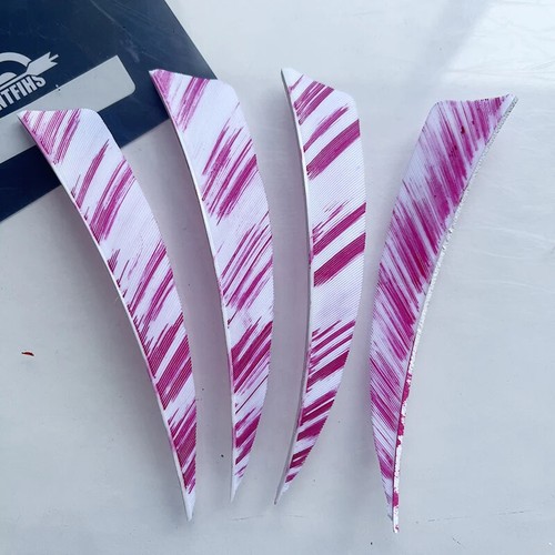 50Pcs 4" Shield Camo Arrow Feathers Archery Fletches Fletchings RW LW - Picture 7 of 12
