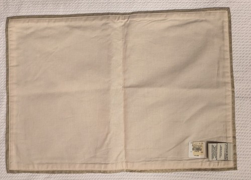 Pottery Barn Set Of 2 Placemats Gold/Beige New! - Picture 3 of 5