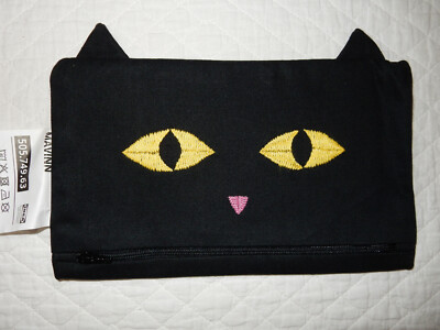 New Ikea Mavinn Black Cat Pouch
