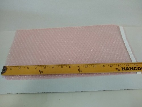 25 PINK BUBBLE BAGS - SELF SEALING 16¼" x 8¼" For Packing Protecting Shipping - Picture 4 of 5