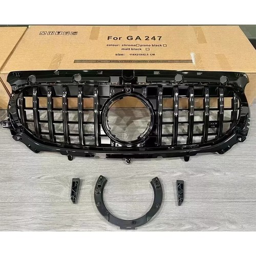 Fits For 2024 2025 Benz GLA CLASS GT Front Center Mesh Grille Grill Cover - Foto 3 di 5