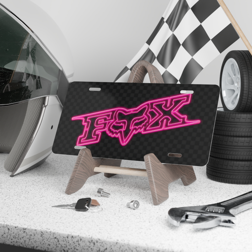 Custom Nummernschilder, Fox Auto Car Tag Metall, Motorsport Rennen, Multi Option - Bild 13 von 26