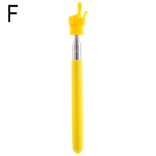 Stainless Steel Telescopic Teaching Pointer Finger Reading Sticks Finger Design8 - Foto 24 di 30