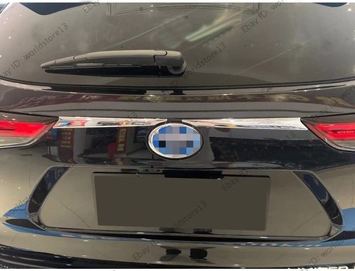 Chrome Rear Trunk Lid Molding Cover Trim Decor Fits Toyota Highlander 2020-2025 - Foto 2 di 7