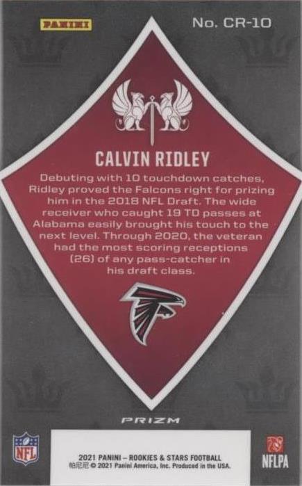 2021 Panini Rookies & Stars Calvin Ridley #CR-10 for sale | eBay 2021 Panini Rookies & Stars Calvin Ridley #CR-10 for sale | eBay