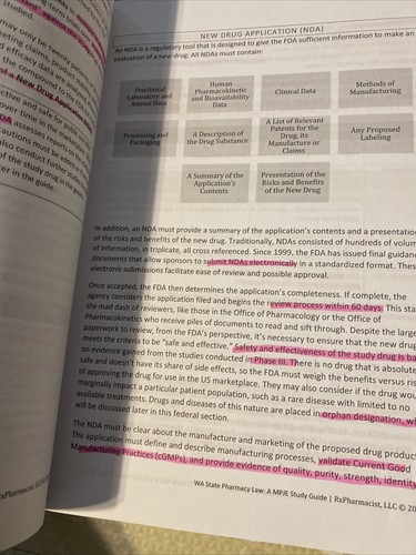 Washington State MPJE Exam Prep: Pharmacy Law Study Guide 3rd Edition Paperback - Picture 2 of 8